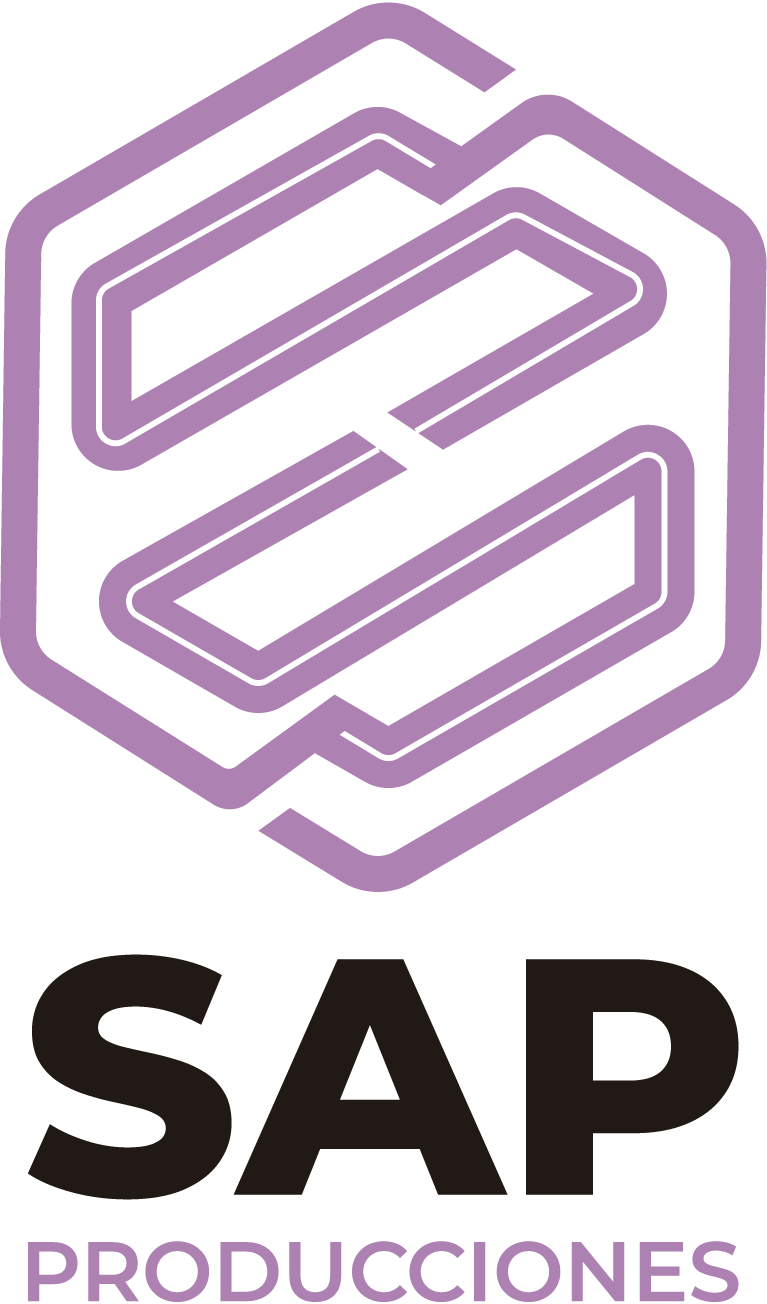 Logotipo violeta de SAP Producciones